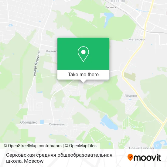 Серковская средняя общеобразовательная школа map
