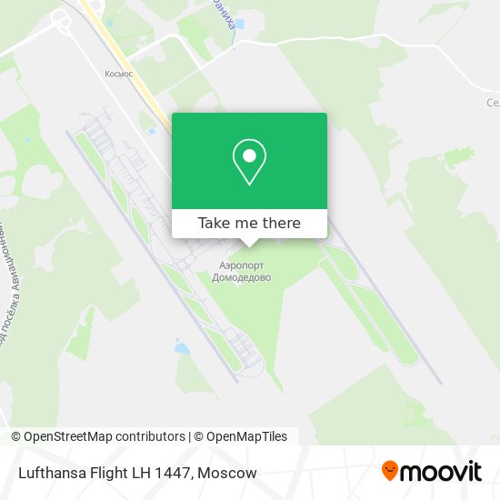 Lufthansa Flight LH 1447 map