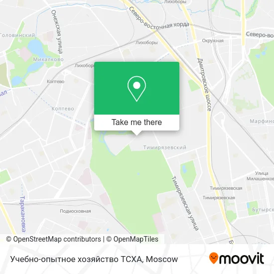 Учебно-опытное хозяйство ТСХА map