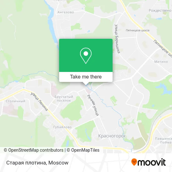 Старая плотина map