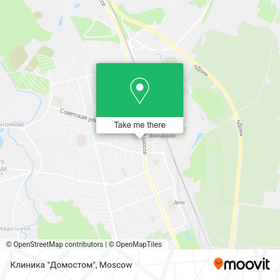 Клиника "Домостом" map