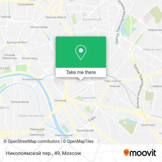 Николоямской пер., 49 map