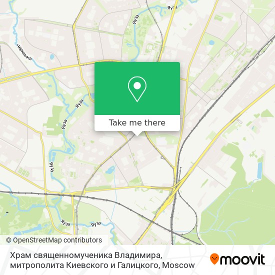 Храм священномученика Владимира, митрополита Киевского и Галицкого map