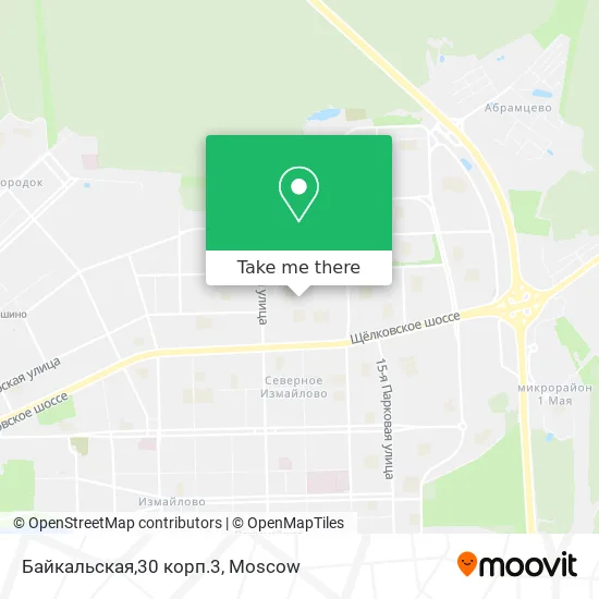 Байкальская,30 корп.3 map