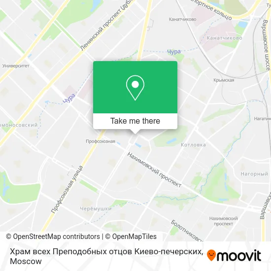 Храм всех Преподобных отцов Киево-печерских map