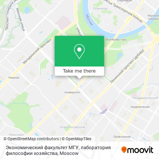 Экономический факультет МГУ, лаборатория философии хозяйства map