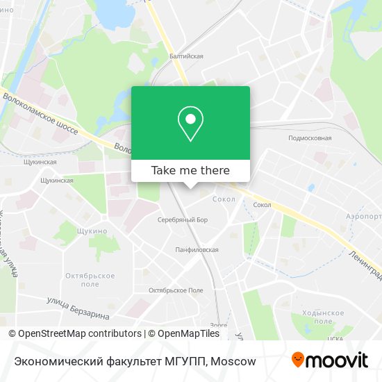 Экономический факультет МГУПП map