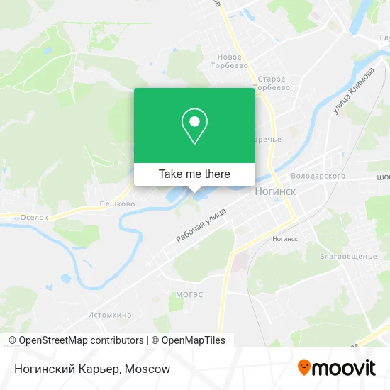 Ногинский Карьер map