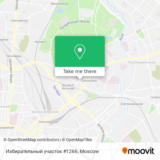 Избирательный участок #1266 map