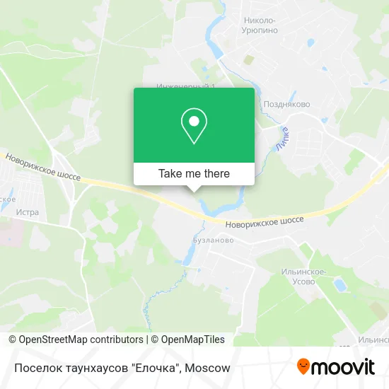 Поселок таунхаусов "Елочка" map