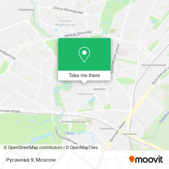 Русанова 9 map