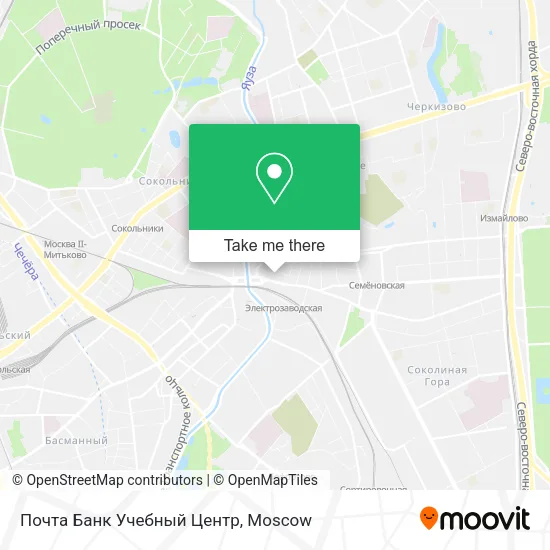 Почта Банк Учебный Центр map