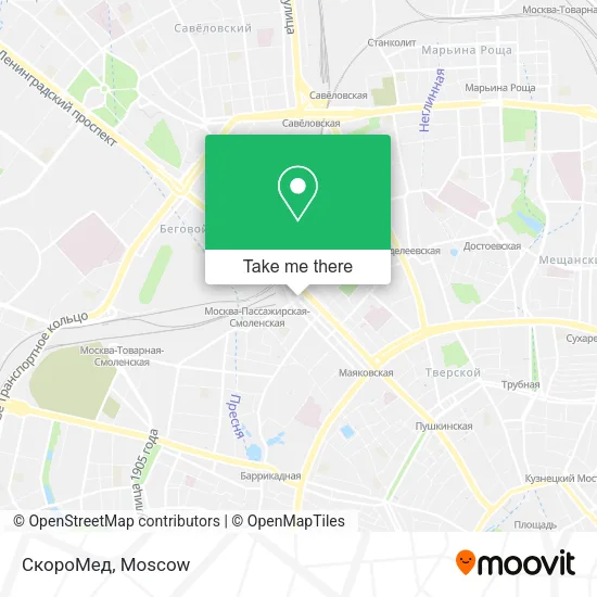 СкороМед map