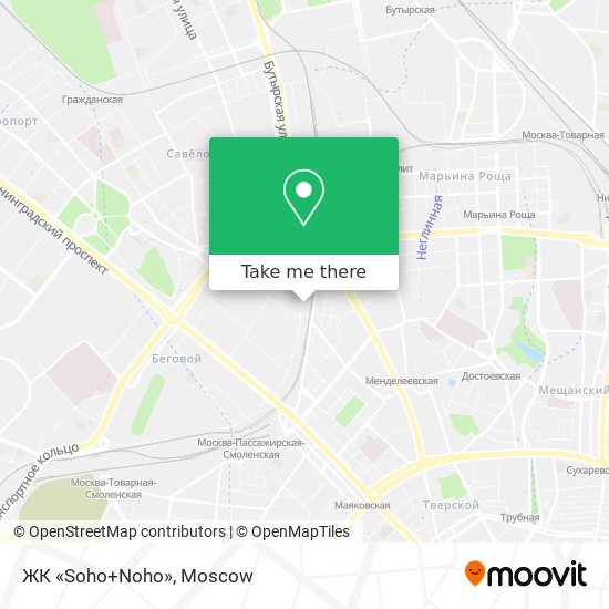 ЖК «Soho+Noho» map
