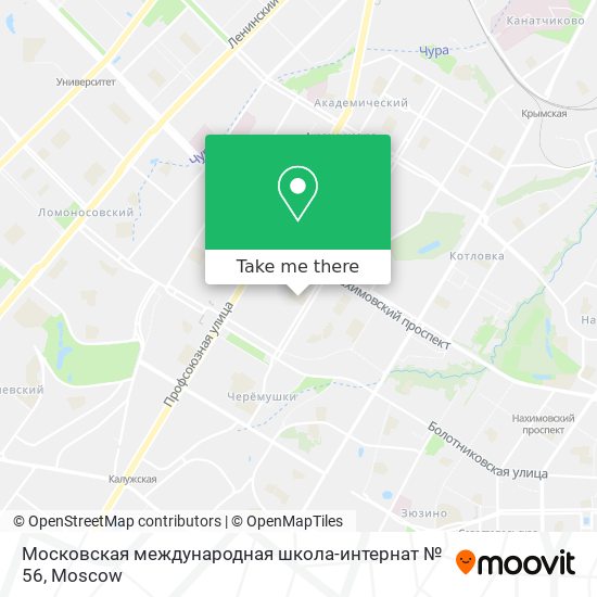 Московская международная школа-интернат № 56 map