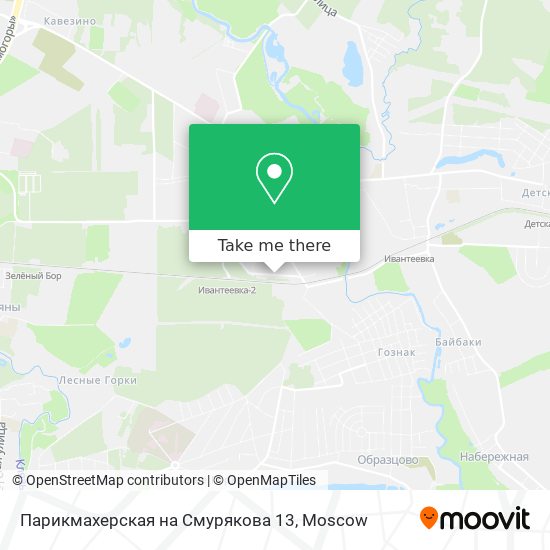 Парикмахерская на Смурякова 13 map