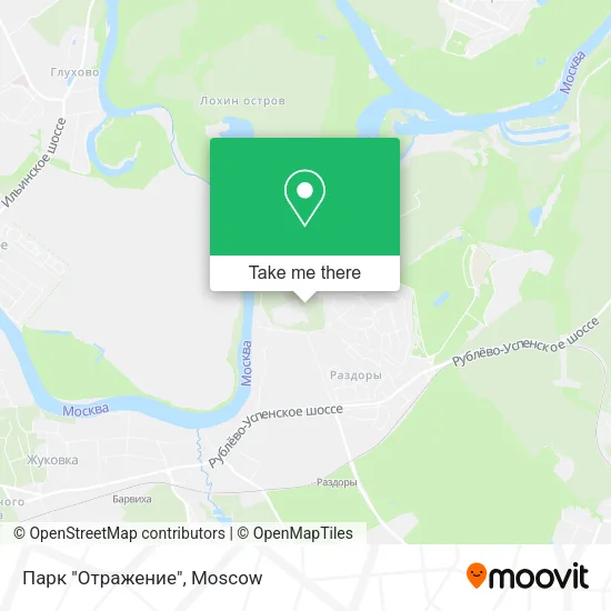 Парк "Отражение" map