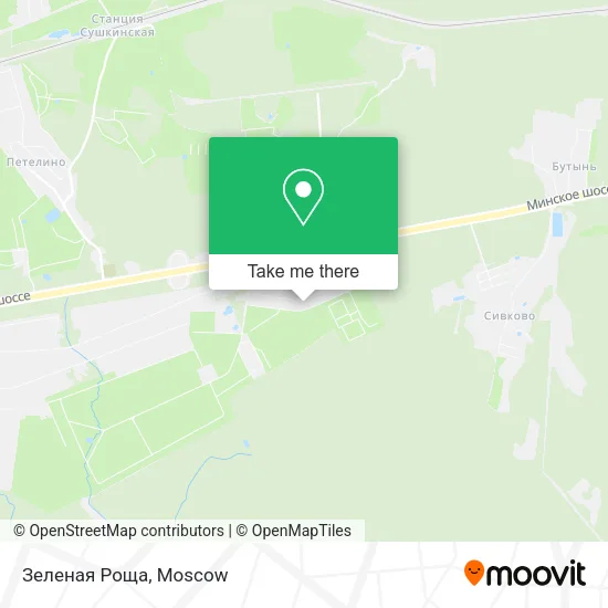 Зеленая Роща map