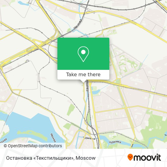 Остановка «Текстильщики» map