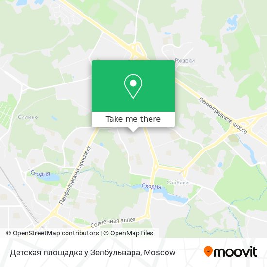 Детская площадка у Зелбульвара map