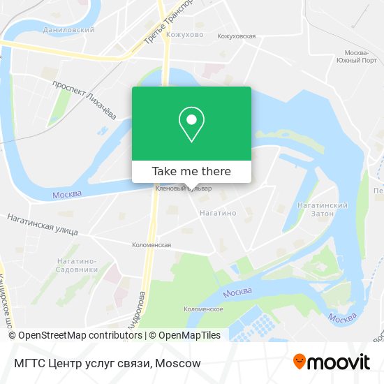 МГТС Центр услуг связи map