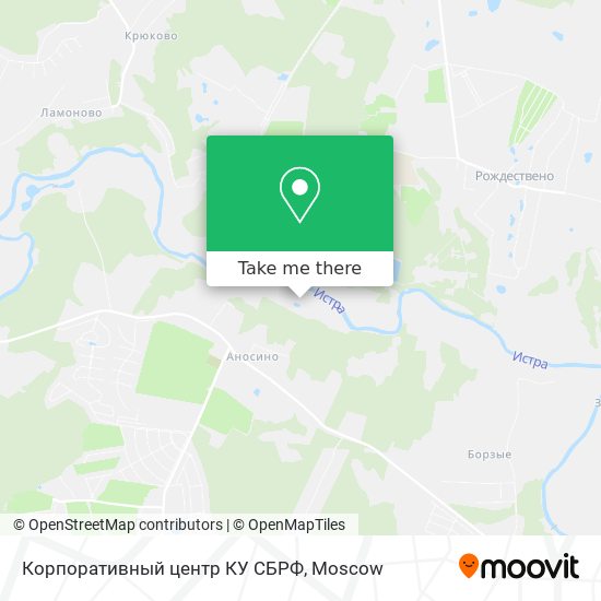 Корпоративный центр КУ СБРФ map