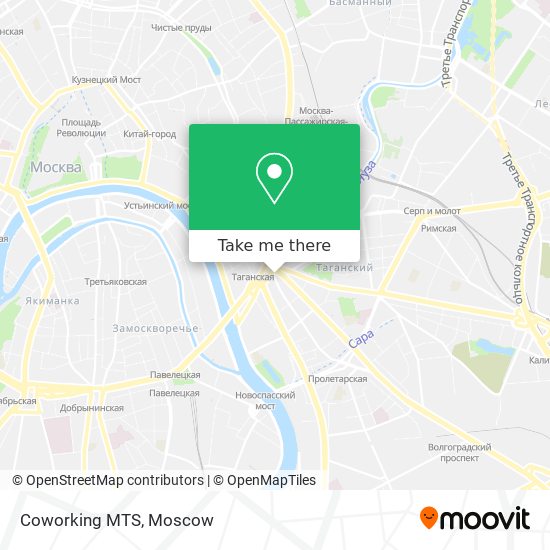 Coworking MTS map