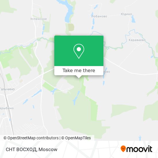 СНТ ВОСХОД map