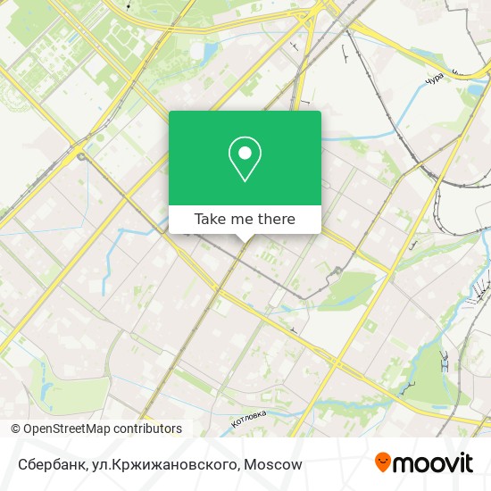 Сбербанк, ул.Кржижановского map