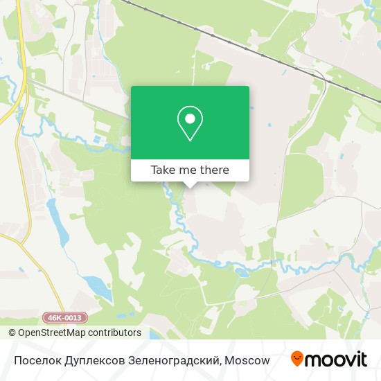 Поселок Дуплексов Зеленоградский map