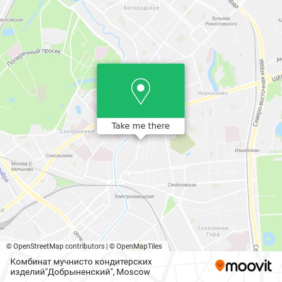 Комбинат мучнисто кондитерских изделий"Добрыненский" map