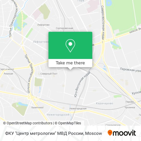 ФКУ "Центр метрологии" МВД России map