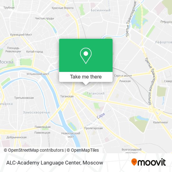 ALC-Academy Language Center map