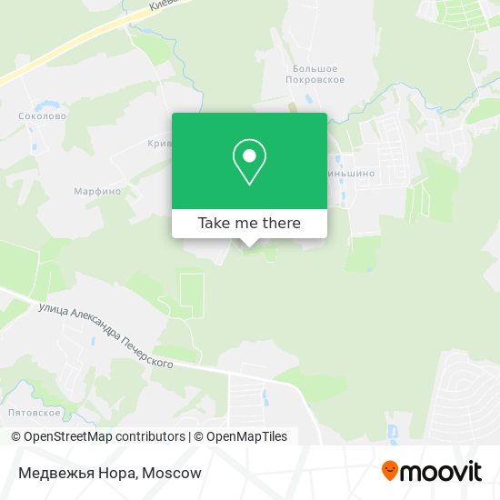 Медвежья Нора map