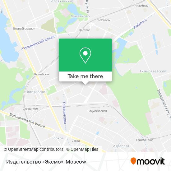 Издательство «Эксмо» map