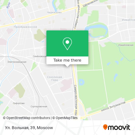 Ул. Вольная, 39 map