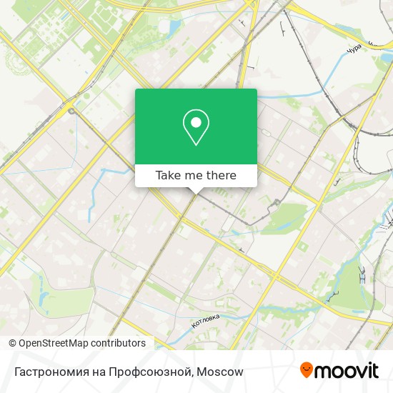 Гастрономия на Профсоюзной map