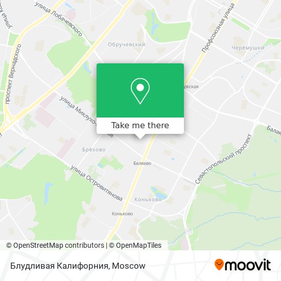 Блудливая Калифорния map