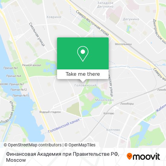 Финансовая Академия при Правительстве РФ map