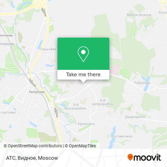 АТС, Видное map
