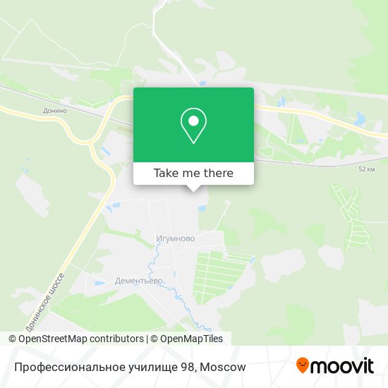 Профессиональное училище 98 map