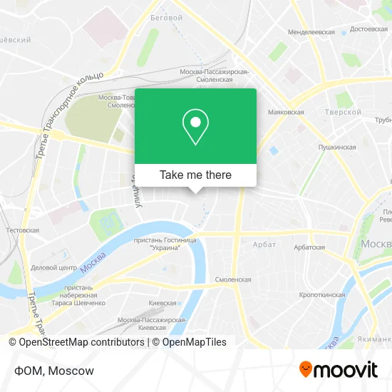 ФОМ map