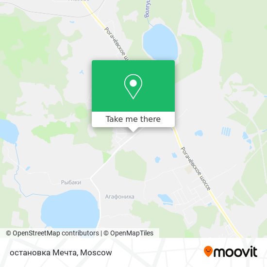 остановка Мечта map