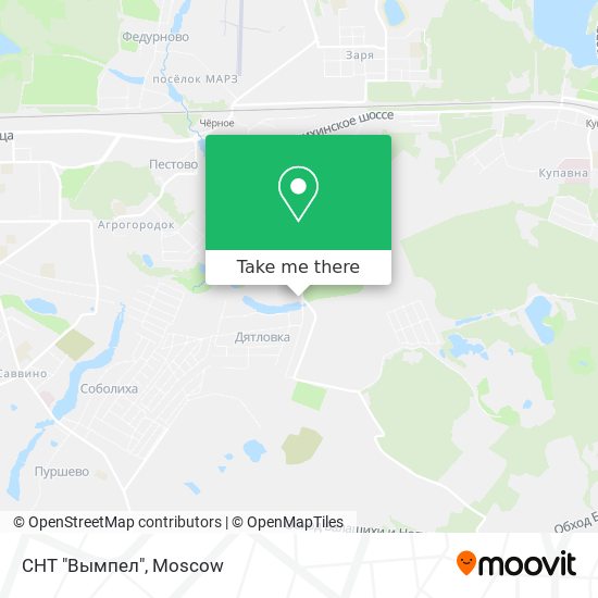 СНТ "Вымпел" map