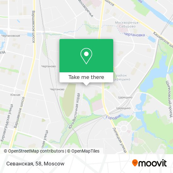 Севанская, 58 map