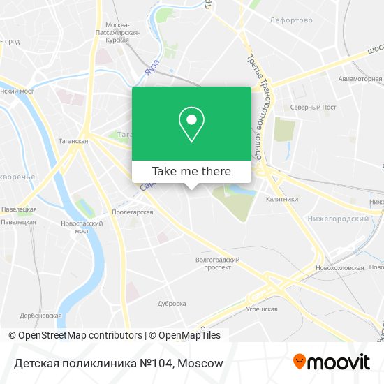 Детская поликлиника №104 map