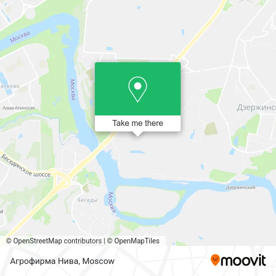 Агрофирма Нива map