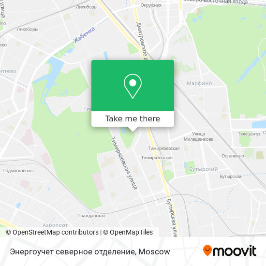 Энергоучет северное отделение map