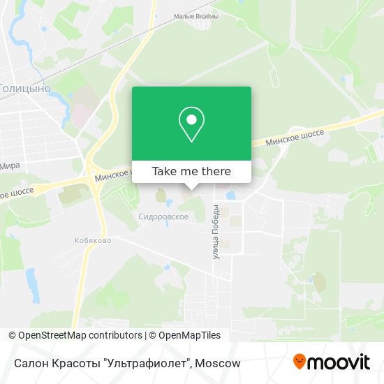 Салон Красоты "Ультрафиолет" map