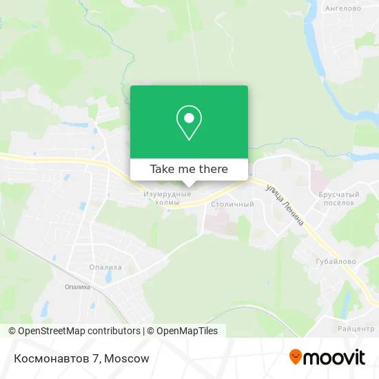 Космонавтов  7 map